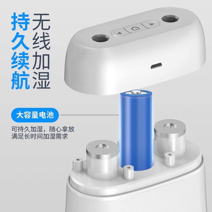 新款雙噴口加濕器 水氧機 香薰機 香氛機 1L大容量雙出霧口家用靜音臥室辦公室加濕器 水氧機 香薰機 香氛機 USB