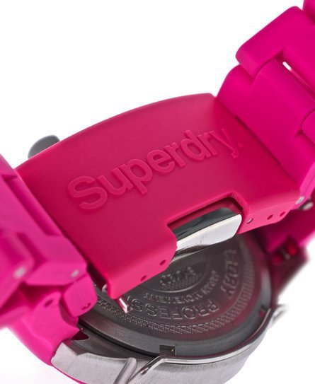 極度乾燥 Superdry Scuba Midi Watch 手錶 不繡鋼 防水 運動 日本石英機芯 附盒 粉紅 現貨