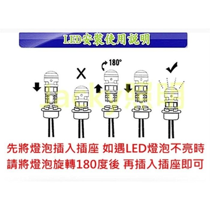 Jacky照明-正品 PHILIPS飛利浦12V T10 W5W 11961ULW4 LED 4000K 暖白光 小燈