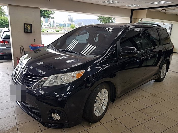 艾仕得Cromax 668S MS中固金油 全車烤漆 改顏色 TOYOTA SIENNA　顏色：深藍珍珠(416)