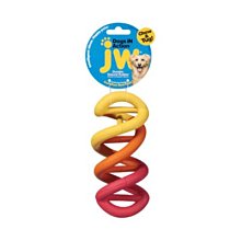 美國JW 三色螺旋 可拉扯~可丟接 橡膠玩具 狗玩具 DK-43145