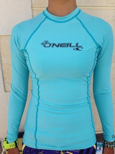 台灣潛水~ 2014O&#39;Neill Skin系列 女【粉藍】潛水衝浪防曬防磨衣 免運費