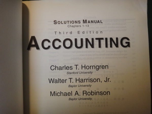 【愛悅二手書坊 06-51】ACCOUNTING