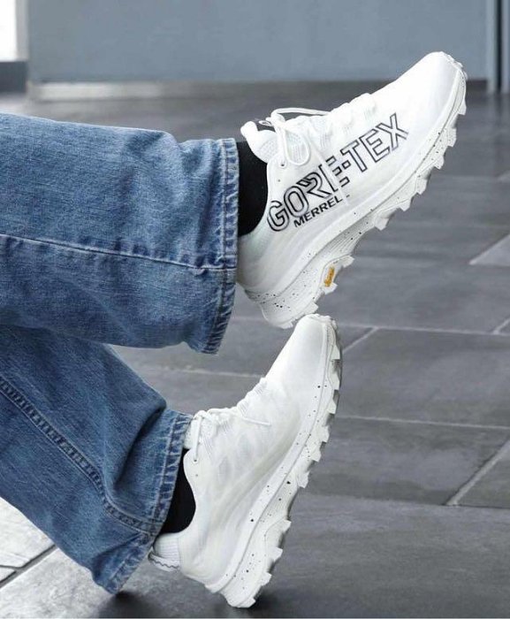 MERRELL MOAB SPEED GORE-TEX SE戶外運動鞋 白黑色 男女(037766)