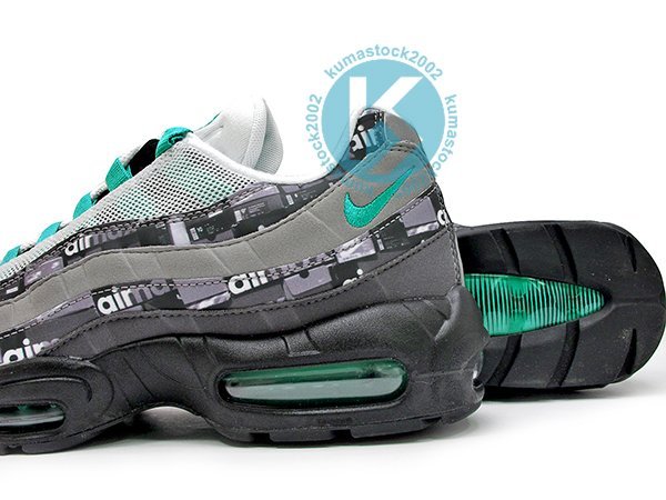 atmos 限定WE LOVE NIKE AIR MAX 95 PRINT JADE 灰綠鞋盒AQ0925-001