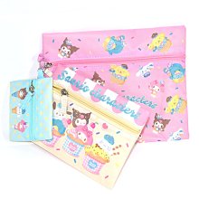 Sanrio 三麗鷗角色 三連包 收納包 錢包 隨身包 文件袋 日本正版商品