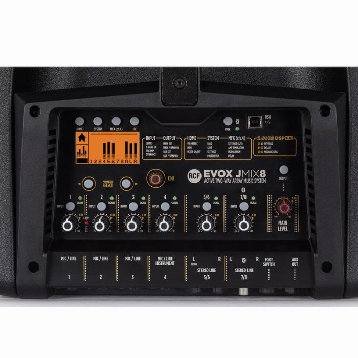 【反拍樂器】 RCF EVOX JMIX8 主動式喇叭 音控台 Mixer 柱狀 線性 音柱 陣列喇叭 外場喇叭