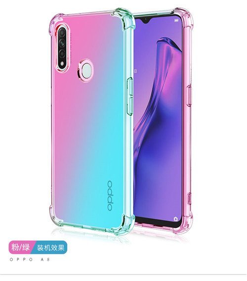 OPPO A31 2020 CPH2015 彩虹變色 四角防摔 手機殼 手機套 保護殼 保護套 防摔殼 殼 套