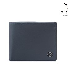 【寧寧精品*台中皮件專賣店】沃汎 VOVA  超薄可放零錢真皮短夾 暗夜藍 838-3