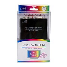 小白的生活工場*ATake VGA TO HDMI轉接器(含AV端子) AUD-VGAV-HDMI