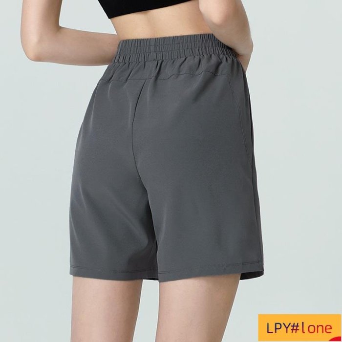 運動短褲寬鬆速乾, 帶口袋跑步健身短褲 FS368M【LPY#lone】