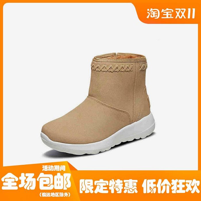 Skechers/斯凱奇正品 新款保暖棉靴女童大童休閒運動舒適靴子