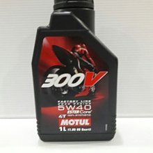 Ö黑油殿Ö 法國原裝 MOTUL 300V 4T 5W40 road racing 酯類全合成機油