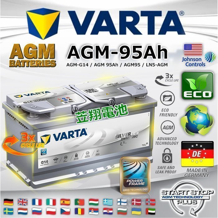 VARTA G14 95Ah START-STOP