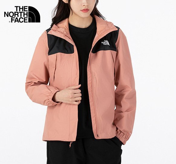 -滿3000免運-[雙和專賣店] The North Face 女 DV防水外套/5K2X/撞色經典款/玫瑰粉