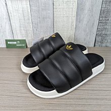 南🔥2023 4月 ADIDAS OG ADILETTE ESSENTIALS 運動拖鞋 厚底 女 黑金 FZ6162