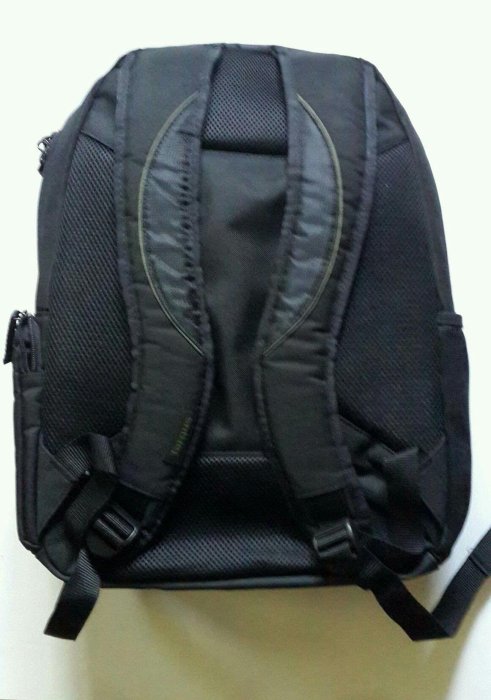 Targus 黑色 拉鍊 後背包 電腦包 雙肩背包 時尚機能 旅行 休閒 運動 登山背包