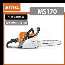 【達利商城】德國 STIHL MS170 引擎 鏈鋸機 二行程 汽油 鏈鋸 MS 170 16'' 油鋸 鍊鋸機