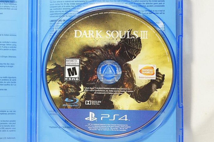 PS4 黑暗靈魂 3 Dark Souls III Day One 版 英文版