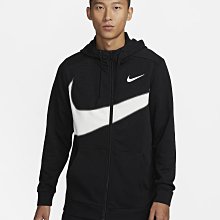 S.G NIKE Dri-FIT FB8576-010 黑 男款 大勾 健身 訓練 排汗 快乾 連帽 運動 外套