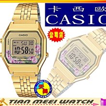 【台灣CASIO原廠公司貨】【天美鐘錶店家直營】【下殺↘超低價有保固】CASIO LA680WGA-4C復古型淑女電子錶