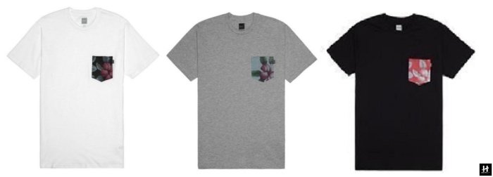 【HOMIEZ】HUF ALOHA AINA POCKET TEE【TS52037】口袋拼接 短TEE