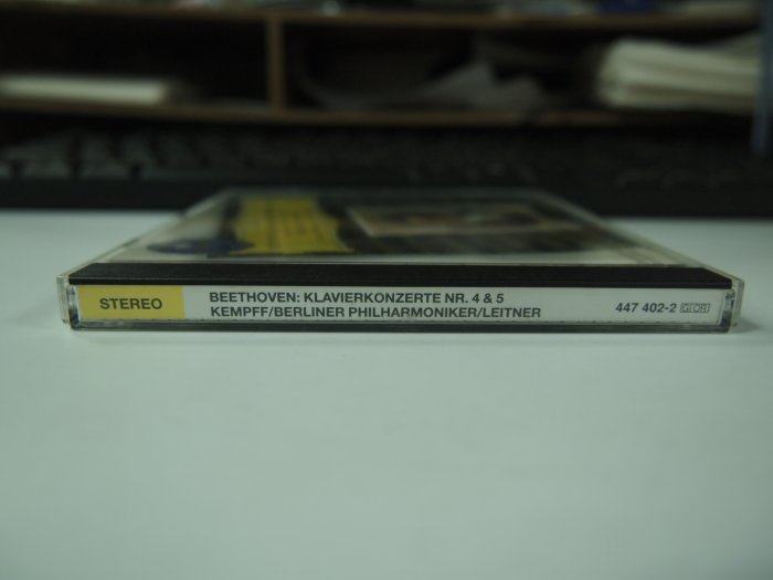 ◎MWM◎【二手CD】Beethoven: Klavierkonzerte Nr. 4 & 5 德版_1元起標無底價