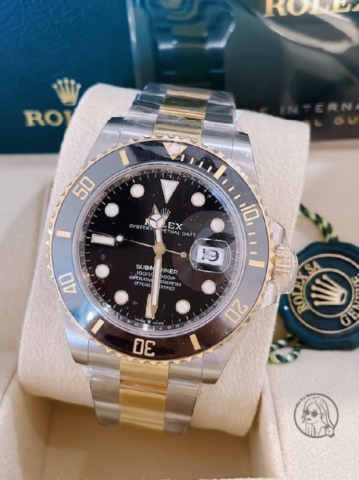 【Ｑ小姐的玩錶瘋】ROLEX 新款半金黑水鬼126613LN🔺2023年｜新式卡｜全新品