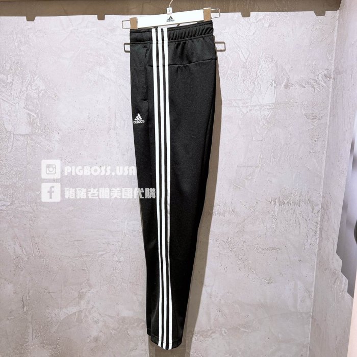 【豬豬老闆】ADIDAS WUJI PANTS 黑白 三線 刺繡LOGO 休閒 運動 長褲 男款 GN0822