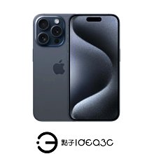 「點子3C」iPhone 15 Pro Max 512G 藍色鈦金屬【全新品】MU7F3ZP 6.7吋螢幕 4800萬像素主相機 A17 Pro晶片 DM989