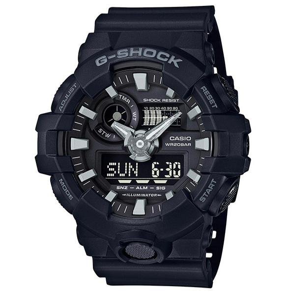 卡西歐G-SHOCK運動型手錶，型號：GA-700-1BDR