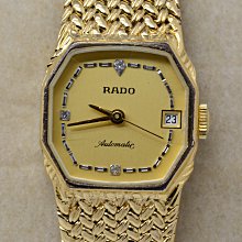 《寶萊精品》RADO 雷達金黃多角型自動女子錶