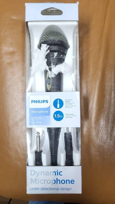 一元起標 / Philips 飛利浦 有線電話M10B + 有線麥克風 SBCMD110/00 ##05-201