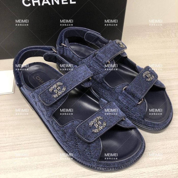 30年老店 預購 新款 CHANEL SANDAL 涼鞋 鞋子 牛仔 尺寸 38 香奈兒 G35927