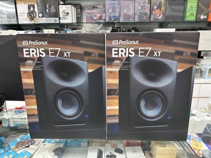 禾豐音響 送高級XLR線 PreSonus Eris E7 XT(一對) 5吋 監聽 喇叭 公司貨 保固一年