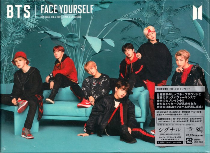 防彈少年團BTS / FACE YOURSELF(日本進口初回限定C盤)