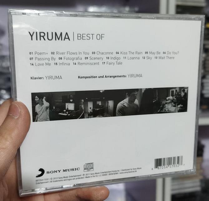 眾信優品 CD Yiruma 李閏珉 Best Of 精選集 River Flows in You