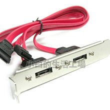 小白的生活工場*PCI SATA轉E SATA外接檔板CBL-006*