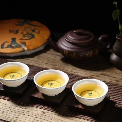 【普天同慶】2019年大雪山普洱茶生茶標準七子餅茶頭春送禮357克