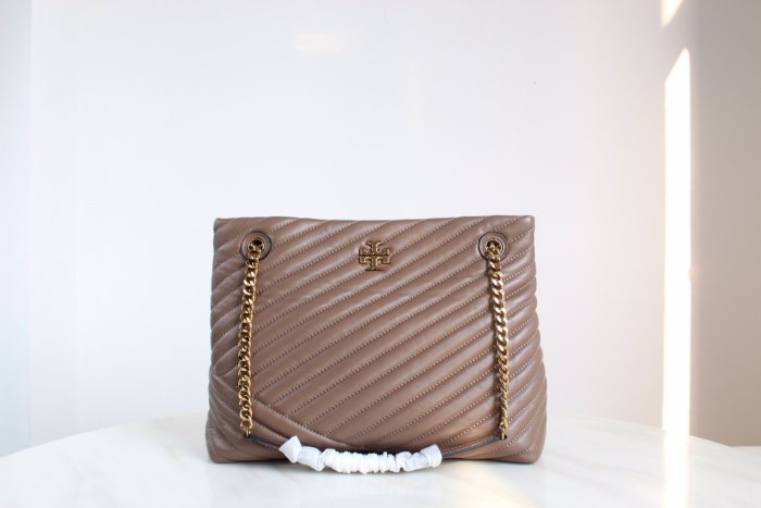 正品Tory Burch Kira 絎縫皮革 小羊皮 大號 托特 56757