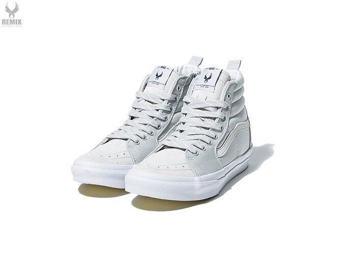 拍賣唯一！全新REMIX x VANS SK8-HI "AGAINST THE WORLD" [ 灰 ]！黃金尺寸US8.5！吊牌未拆未落地～現貨可面交！