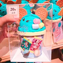 ♥小花花日本精品♥迪士尼DISNEY米奇餅乾耳朵造型 聖代造型收納罐 迪士尼菓子20入 96805909