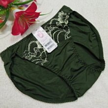 【Mode Marie】曼黛瑪璉【F6257】繡花內褲~M~深綠色~絲質褲