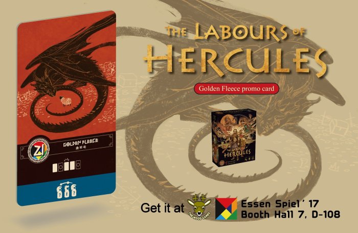 【陽光桌遊】 (限時特價+送促銷卡)海格力士的試煉 The Labours of Hercules 繁中版