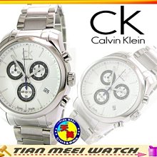 【天美鐘錶店家直營】【下殺↘超低價有保固】全新原廠CK Calvin Klein 三眼計時男錶-K0K27120