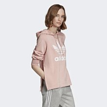 【Dr.Shoes 】Adidas Bellista Hoodie 女裝 粉 開衩 大LOGO 連帽T恤 EC1907