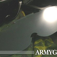 【ARMYGO】防風鏡專用替換鏡片  (黑色與透明 兩色可選擇)