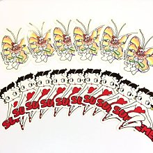 【日貨代購CITY】SUPREME Betty Boop BUTTERFLY 貝蒂 蝴蝶 Sticker 貼紙 現貨