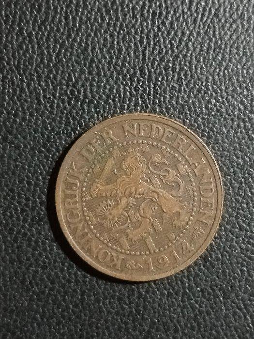 1914年荷蘭2又1/2 銅幣