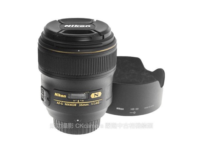 成功攝影 Nikon AF-S FX 35mm F1.4 G 中古二手 全幅小廣角定焦鏡 高畫質 大光圈 人像鏡 保固半年 35/1.4